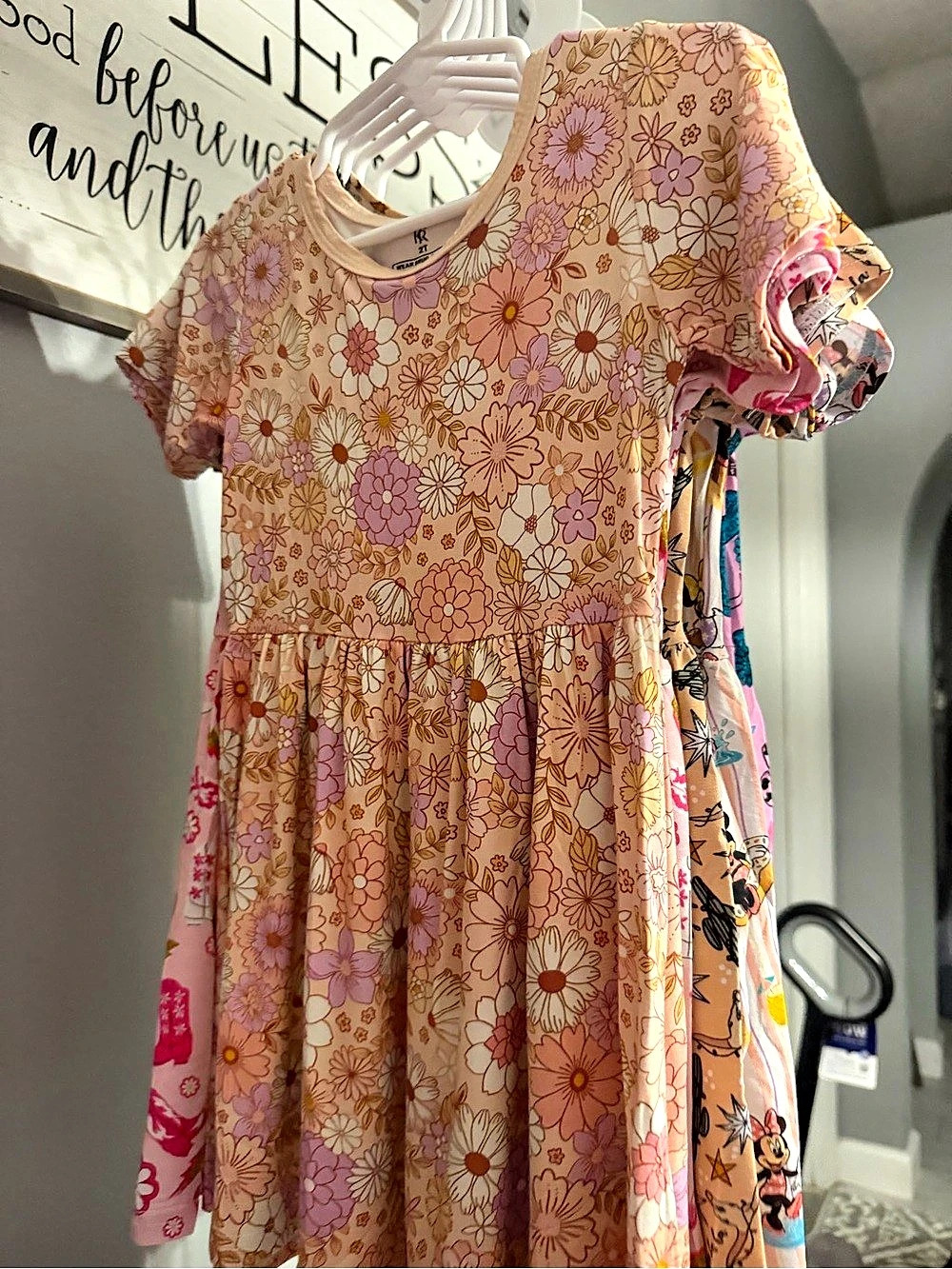 Girls 2T floral Bamboo Dress NEW